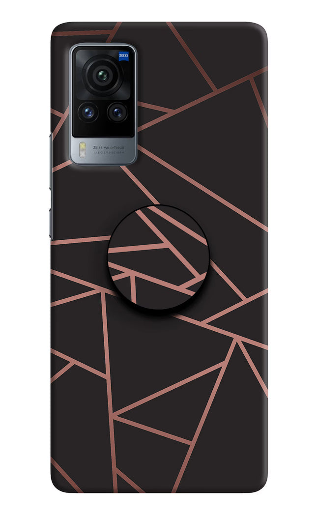 Geometric Pattern Vivo X60 Pro Pop Case by Casekaro