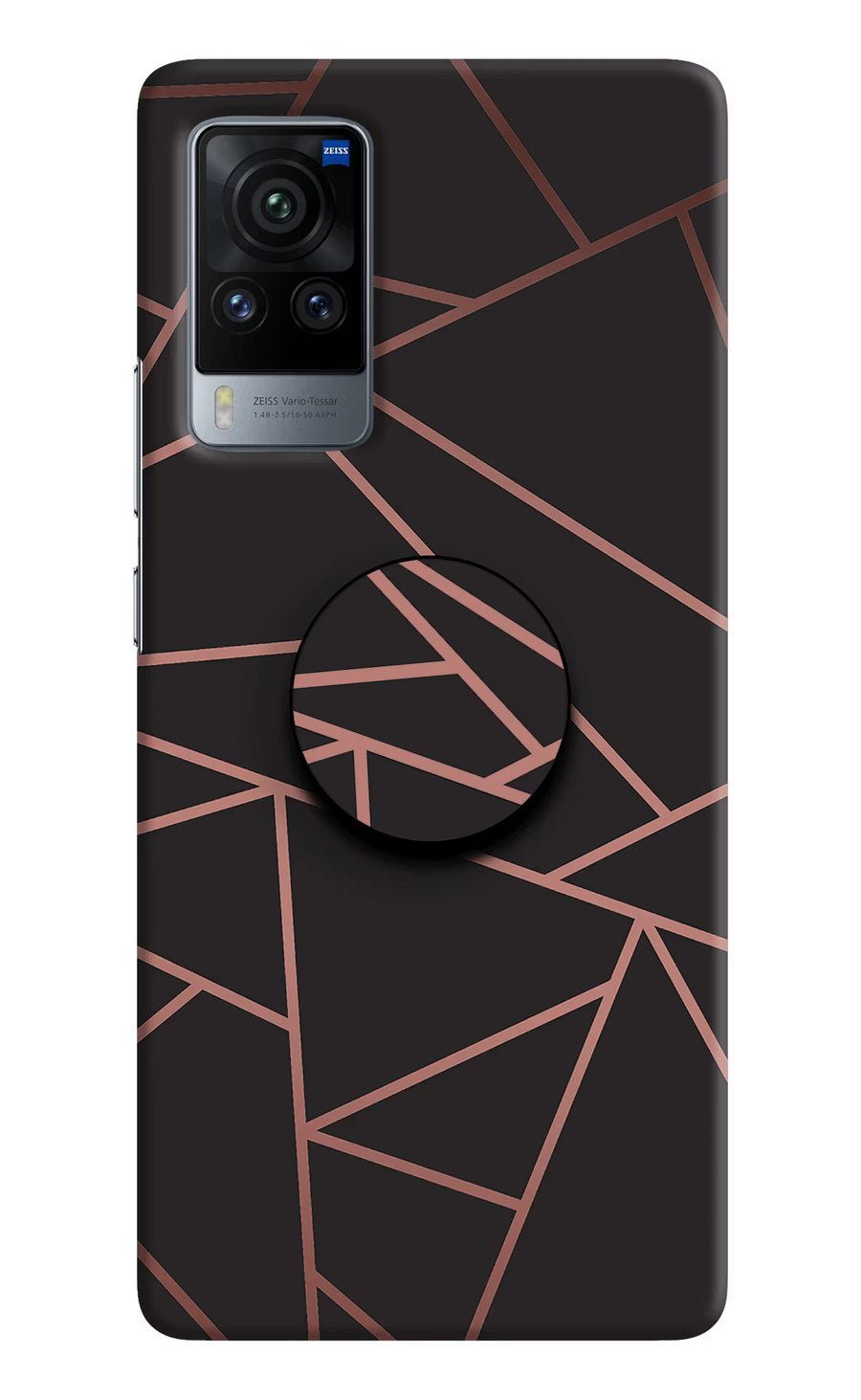 Geometric Pattern Vivo X60 Pro Pop Case, Hard case