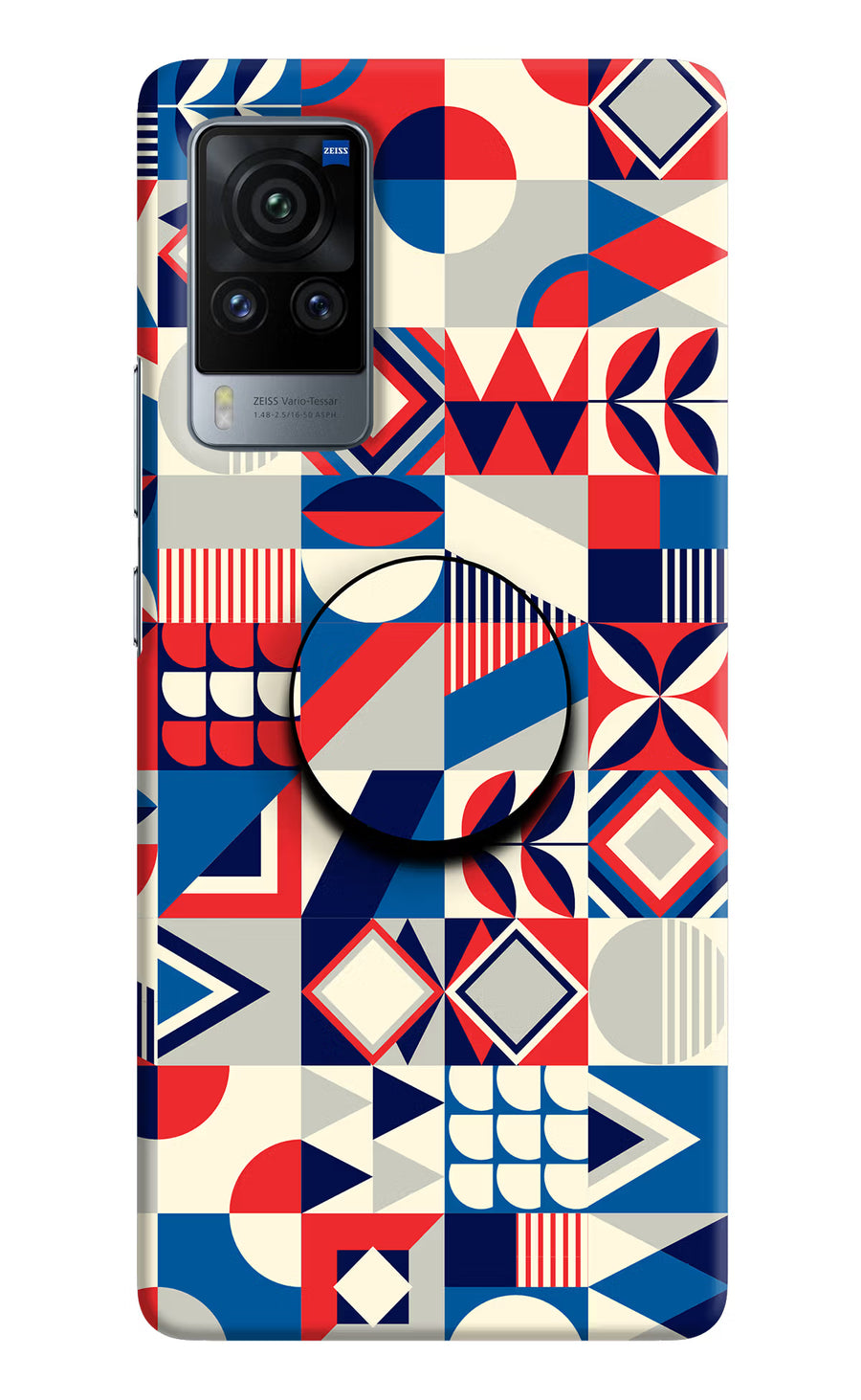 Colorful Pattern Vivo X60 Pro Pop Case, Hard case