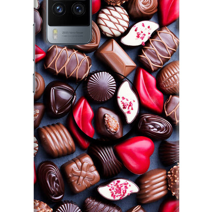 Chocolates Vivo X60 Pro Pop Case by Casekaro