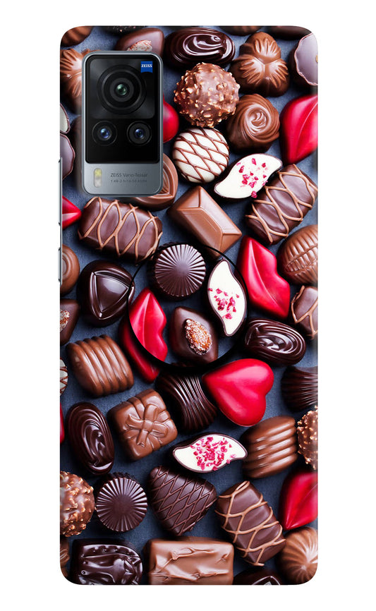 Chocolates Vivo X60 Pro Pop Case by Casekaro