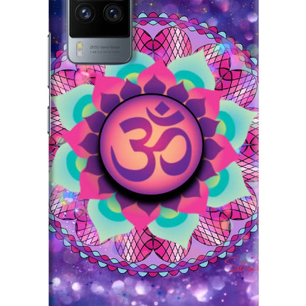 Om Purple Vivo X60 Pro Pop Case by Casekaro