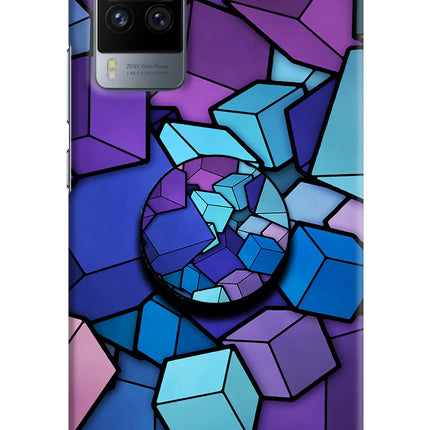 Cubic Abstract Vivo X60 Pro Pop Case by Casekaro