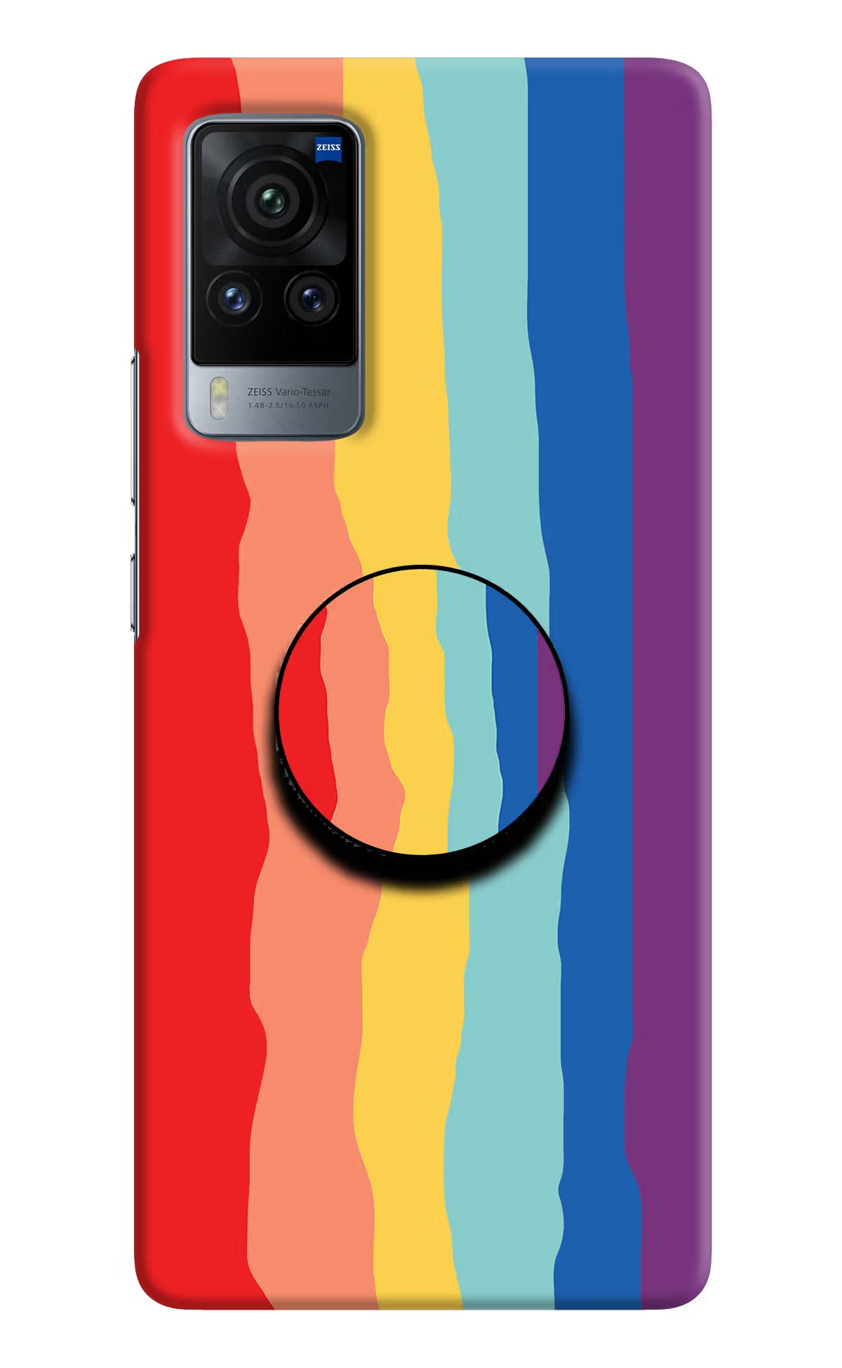 Rainbow Vivo X60 Pro Pop Case by Casekaro