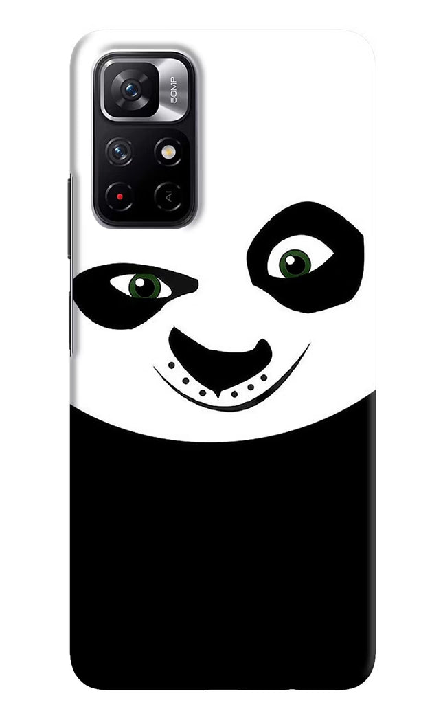 Panda Redmi Note 11T 5G Hard Case Back Cover by Casekaro