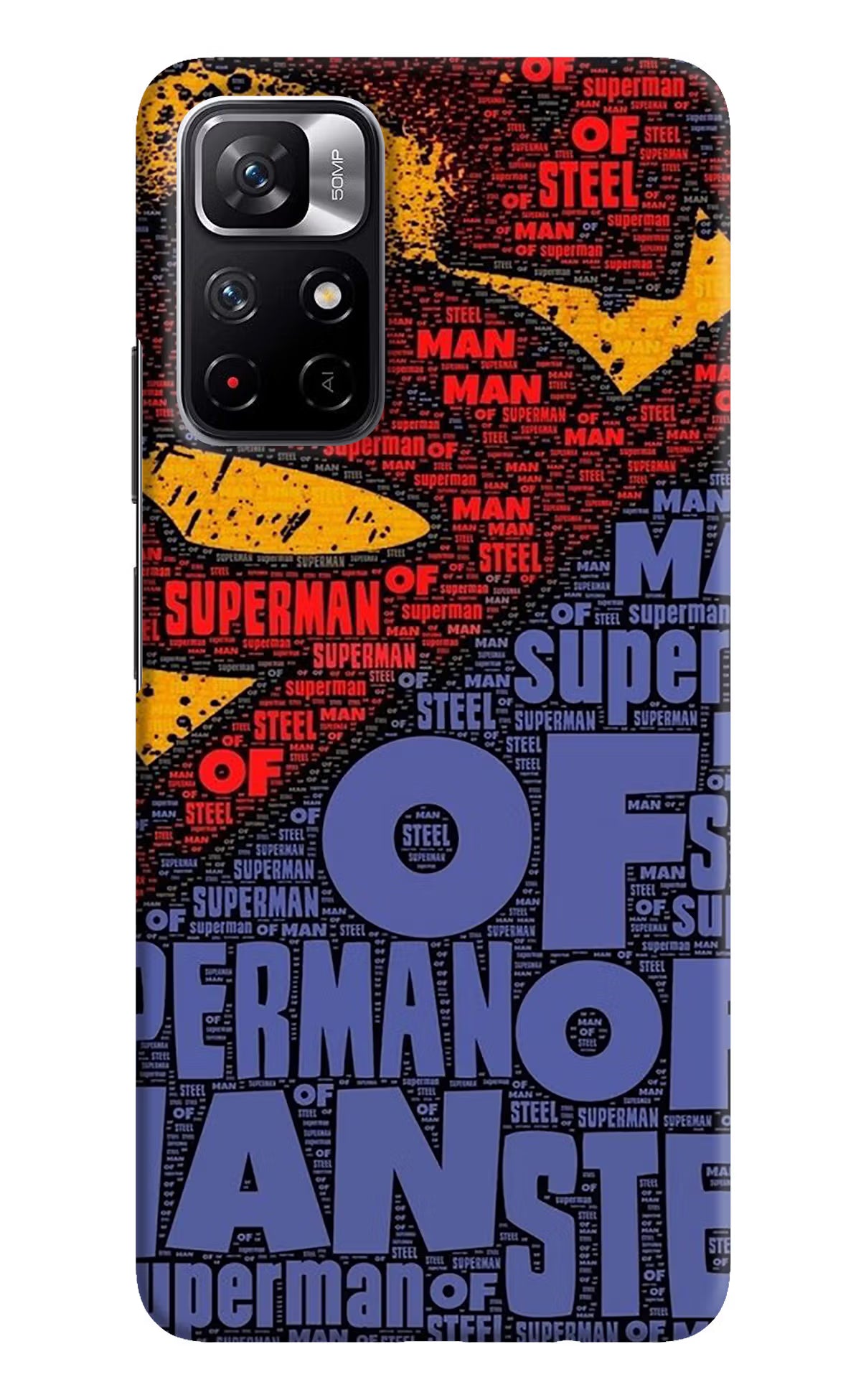 Superman Redmi Note 11T 5G Hard Case Back Cover by Casekaro