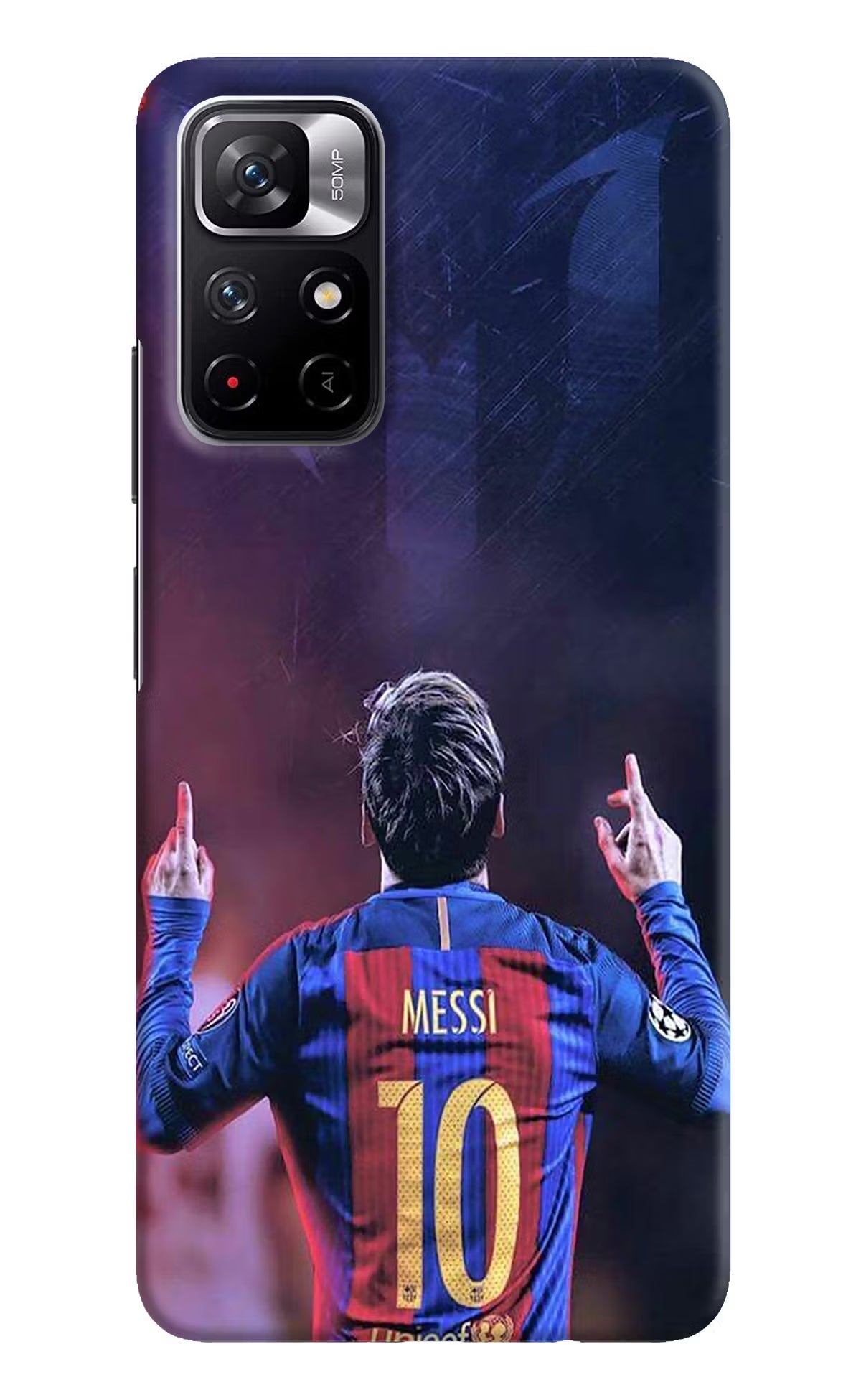 Messi Redmi Note 11T 5G Hard Case Back Cover by Casekaro