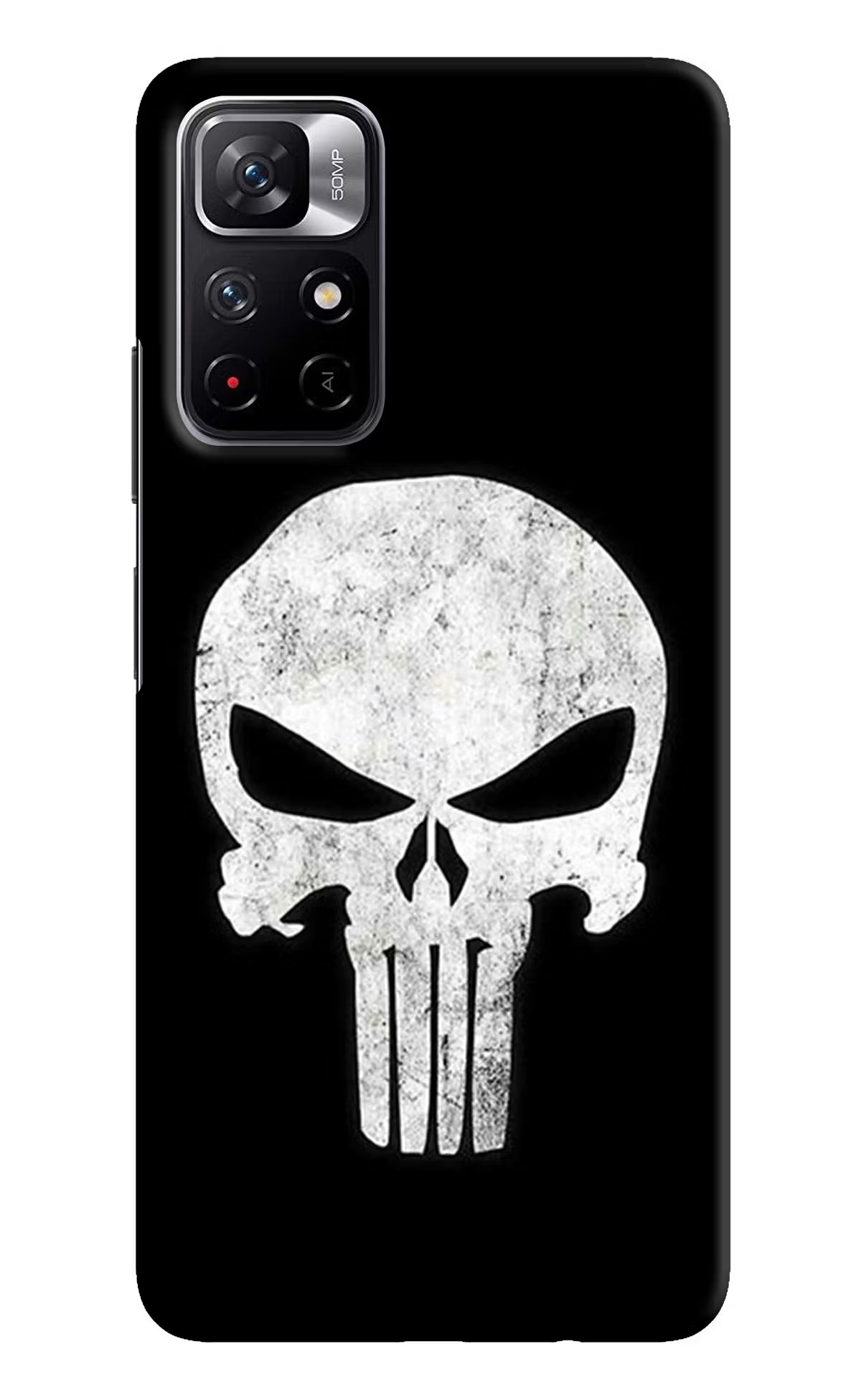 Punisher Skull Redmi Note 11T 5G Hard Case Back Cover by Casekaro