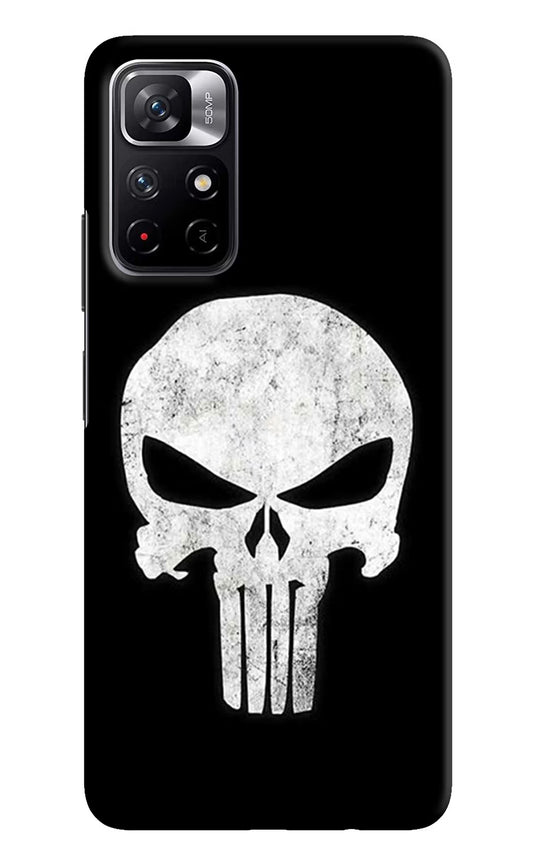 Punisher Skull Redmi Note 11T 5G Hard Case Back Cover by Casekaro