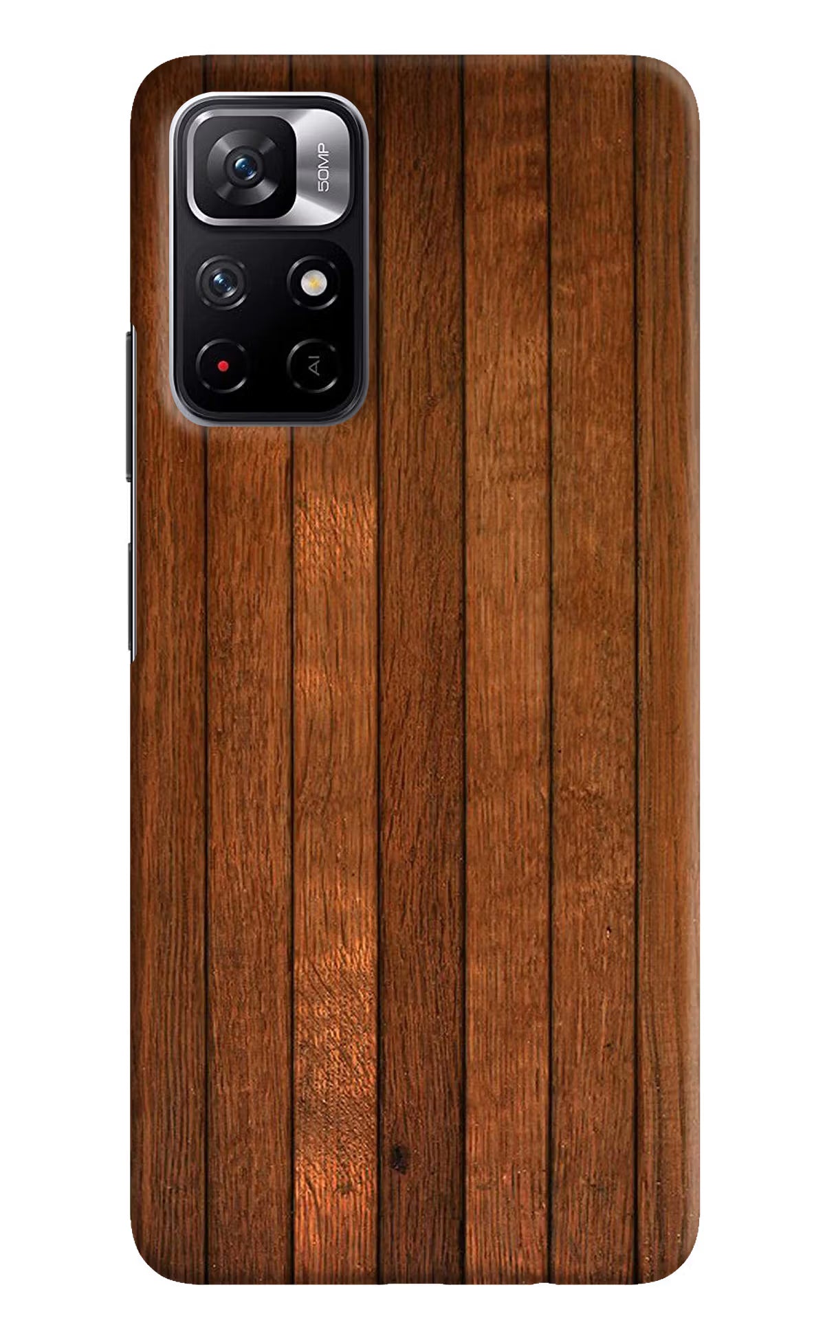 Wooden Artwork Bands Redmi Note 11T 5G Hard Case Back Cover by Casekaro