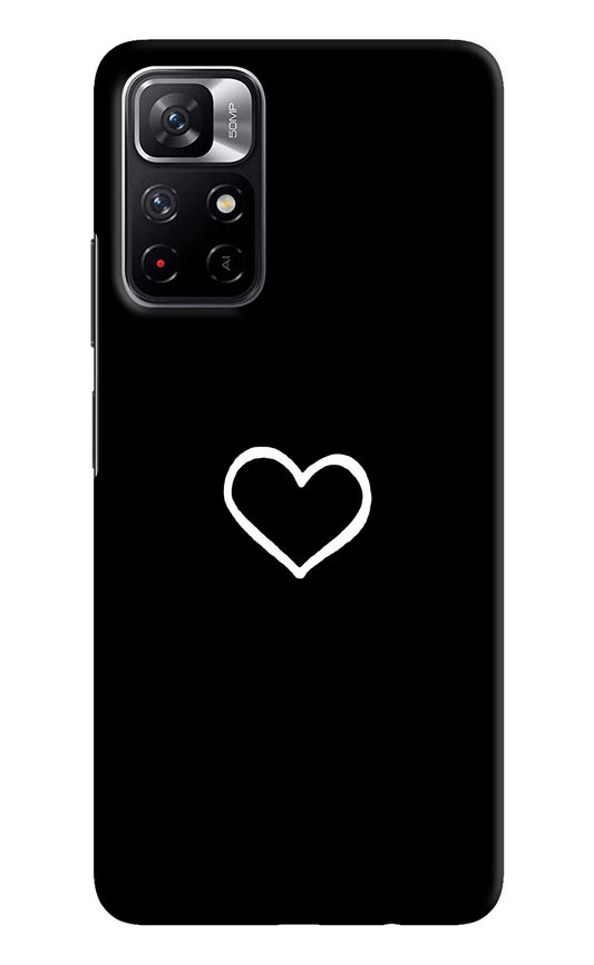 Heart Redmi Note 11T 5G Hard Case Back Cover by Casekaro