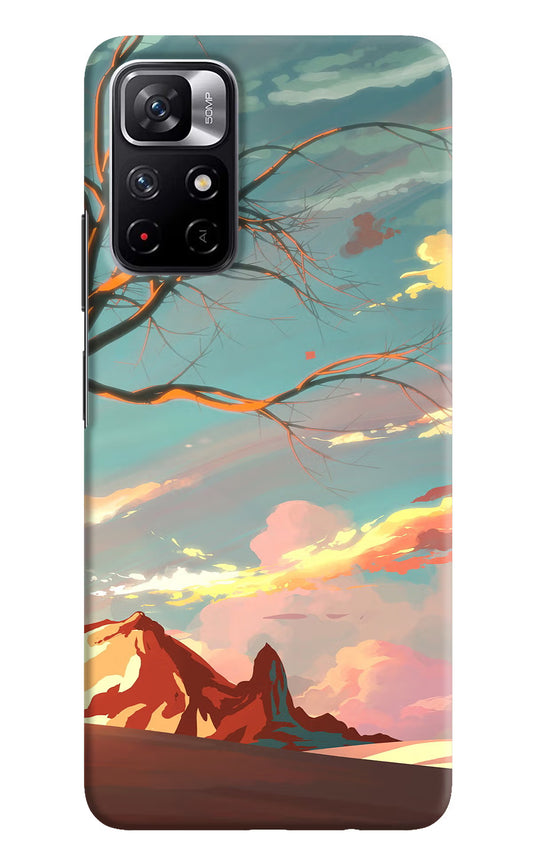 Scenery Redmi Note 11T 5G Hard Case Back Cover by Casekaro