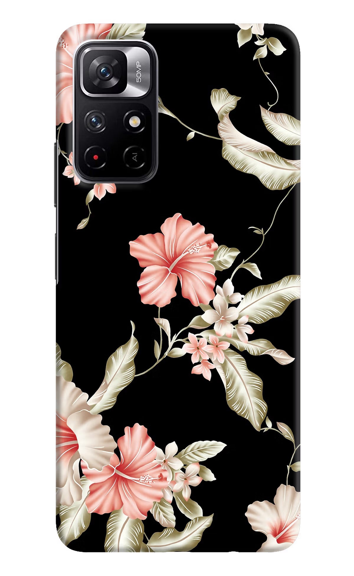 Flowers Redmi Note 11T 5G Hard Case Back Cover by Casekaro