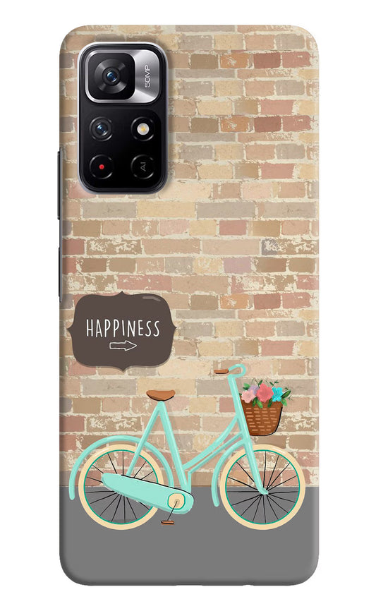 Happiness Artwork Redmi Note 11T 5G Hard Case Back Cover by Casekaro