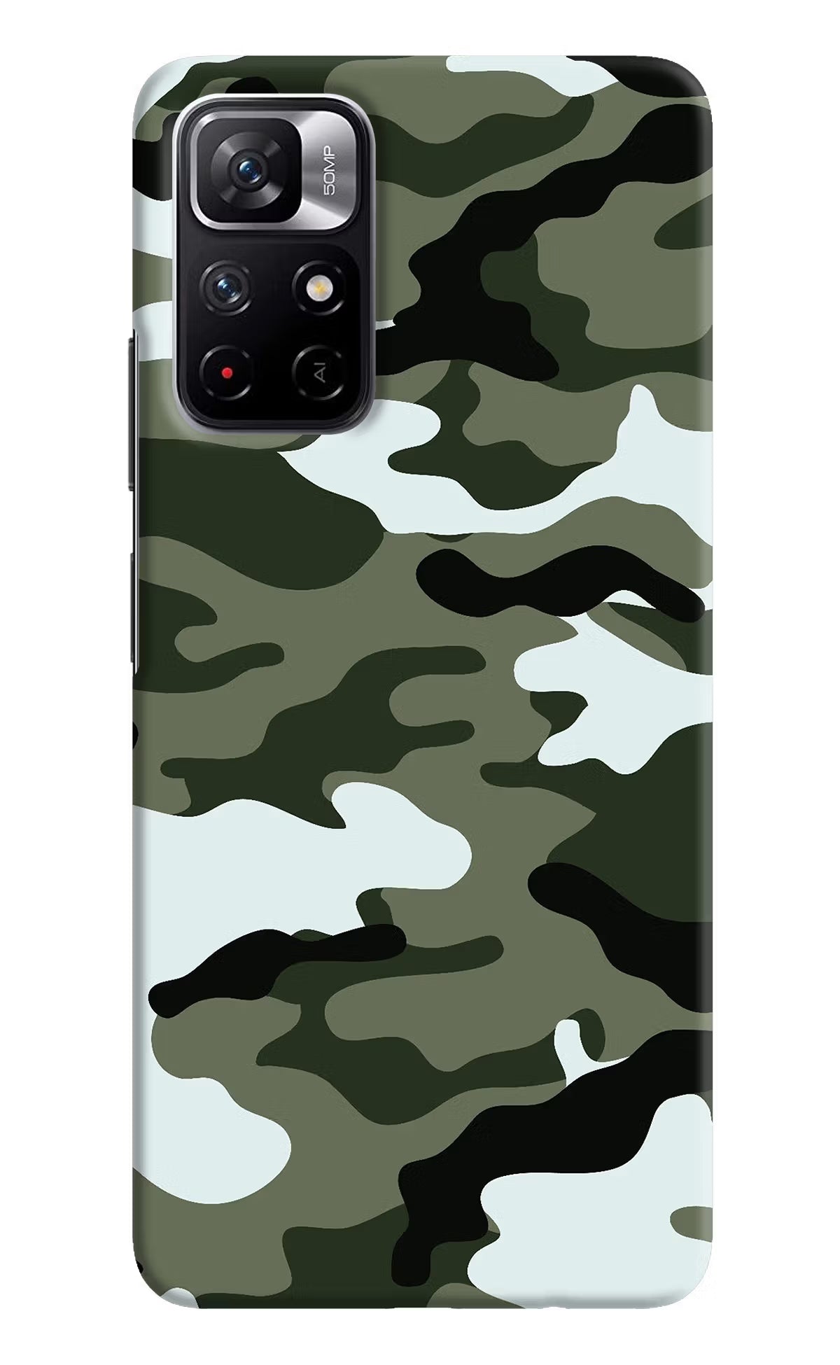 Camouflage Redmi Note 11T 5G Hard Case Back Cover by Casekaro