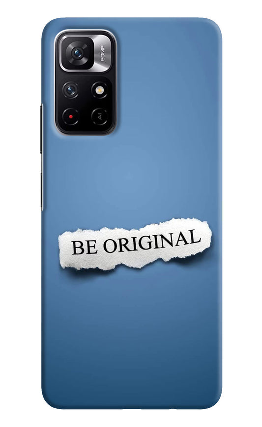 Be Original Redmi Note 11T 5G Hard Case Back Cover by Casekaro
