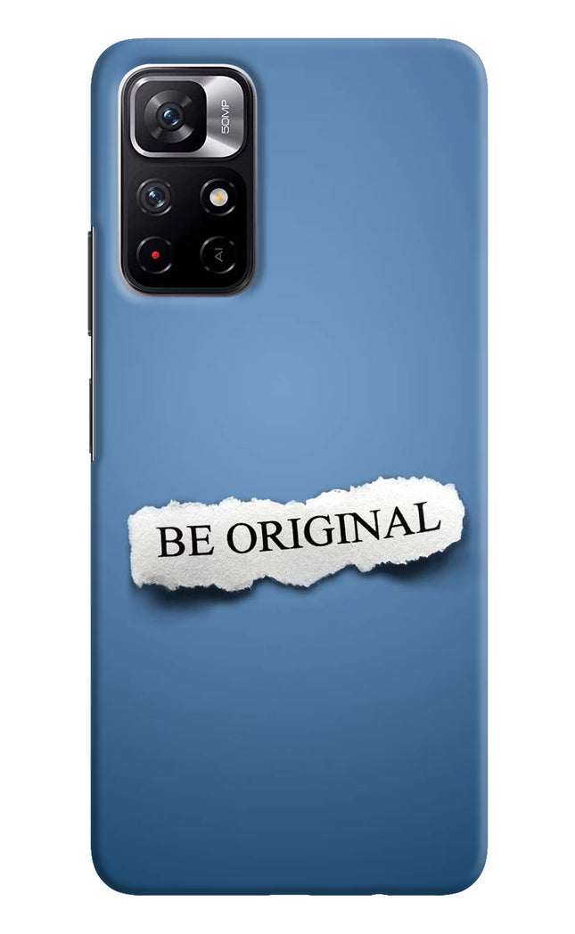 Be Original Redmi Note 11T 5G Hard Case Back Cover by Casekaro