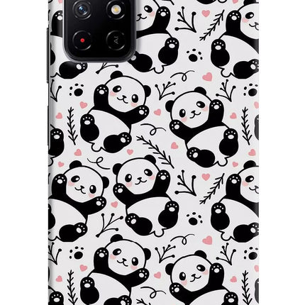 Cute Panda Redmi Note 11T 5G Hard Case Back Cover by Casekaro