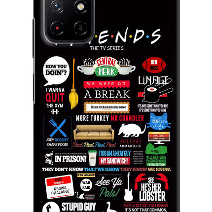 FRIENDS Redmi Note 11T 5G Hard Case Back Cover by Casekaro