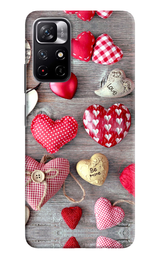 Love Wallpaper Redmi Note 11T 5G Hard Case Back Cover by Casekaro