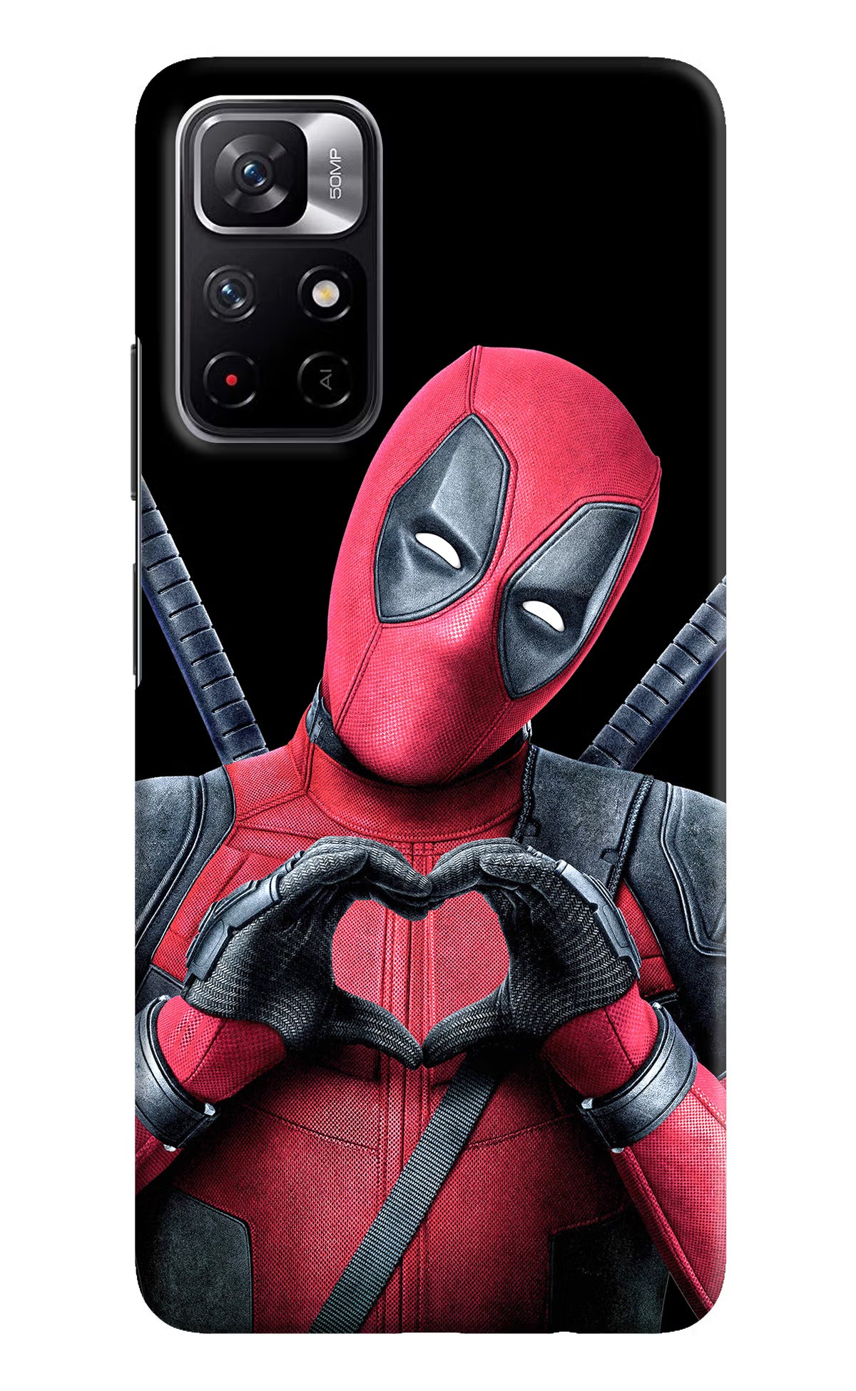 Deadpool Redmi Note 11T 5G Hard Case Back Cover by Casekaro