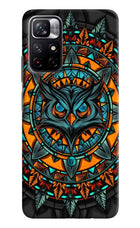 Angry Owl Art Redmi Note 11T 5G Hard Case Back Cover by Casekaro