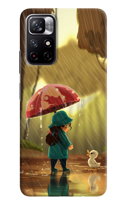 Rainy Day Redmi Note 11T 5G Hard Case Back Cover by Casekaro