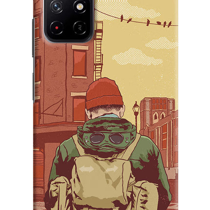 Adventurous Redmi Note 11T 5G Hard Case Back Cover by Casekaro