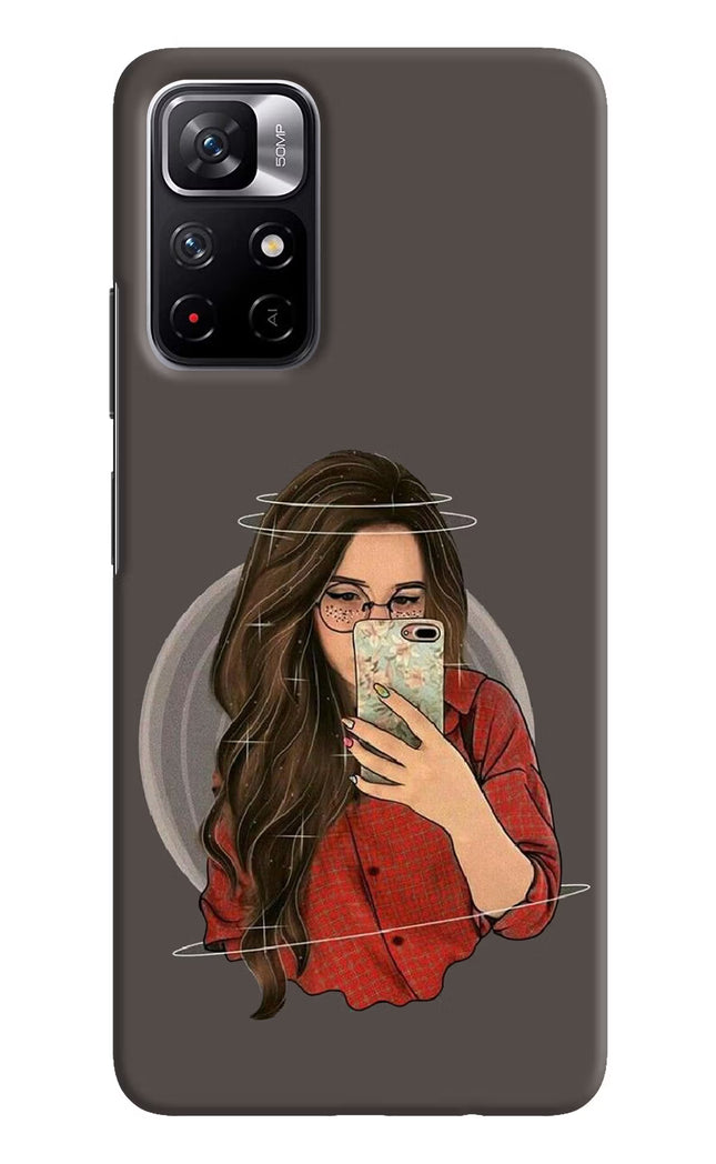 Selfie Queen Redmi Note 11T 5G Hard Case Back Cover by Casekaro