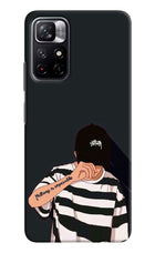 Aesthetic Boy Redmi Note 11T 5G Hard Case Back Cover by Casekaro