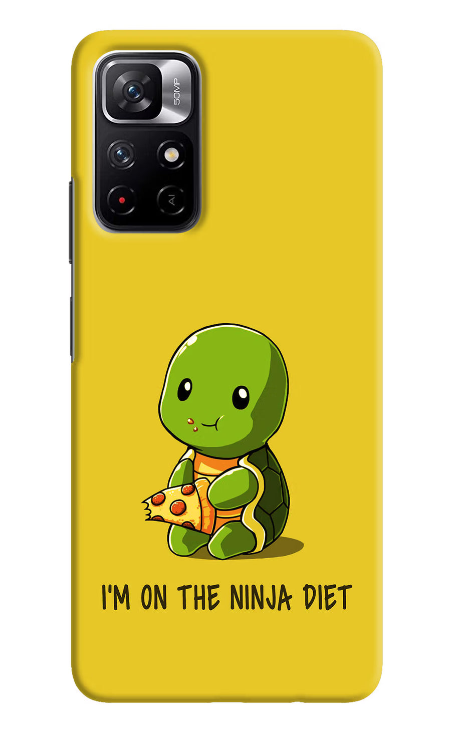 I'm on Ninja Diet Redmi Note 11T 5G Back Cover, Hard case