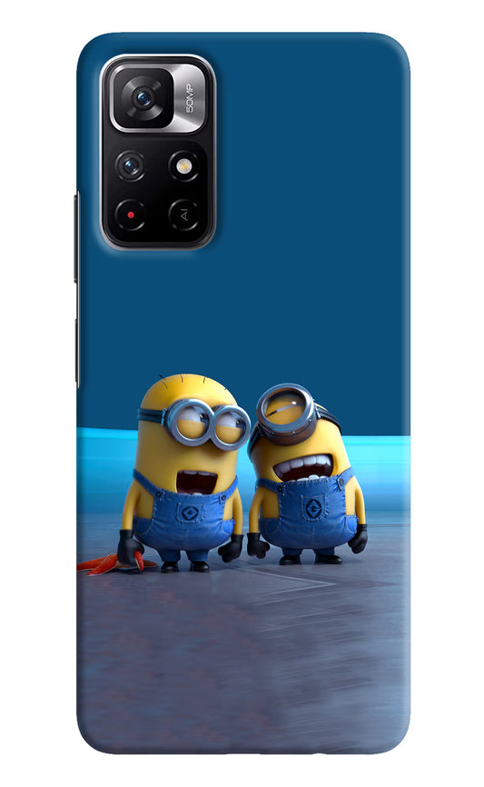 Minion Laughing Redmi Note 11T 5G Hard Case Back Cover by Casekaro