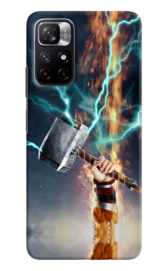 Thor Hammer Mjolnir Redmi Note 11T 5G Hard Case Back Cover by Casekaro
