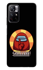 Among Us Shhh! Redmi Note 11T 5G Hard Case Back Cover by Casekaro