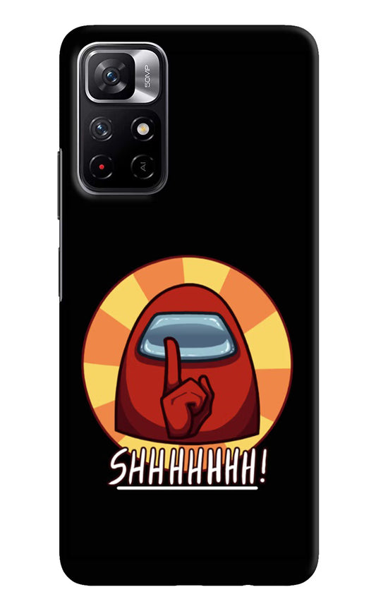 Among Us Shhh! Redmi Note 11T 5G Hard Case Back Cover by Casekaro