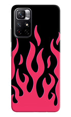 Fire Flames Redmi Note 11T 5G Hard Case Back Cover by Casekaro