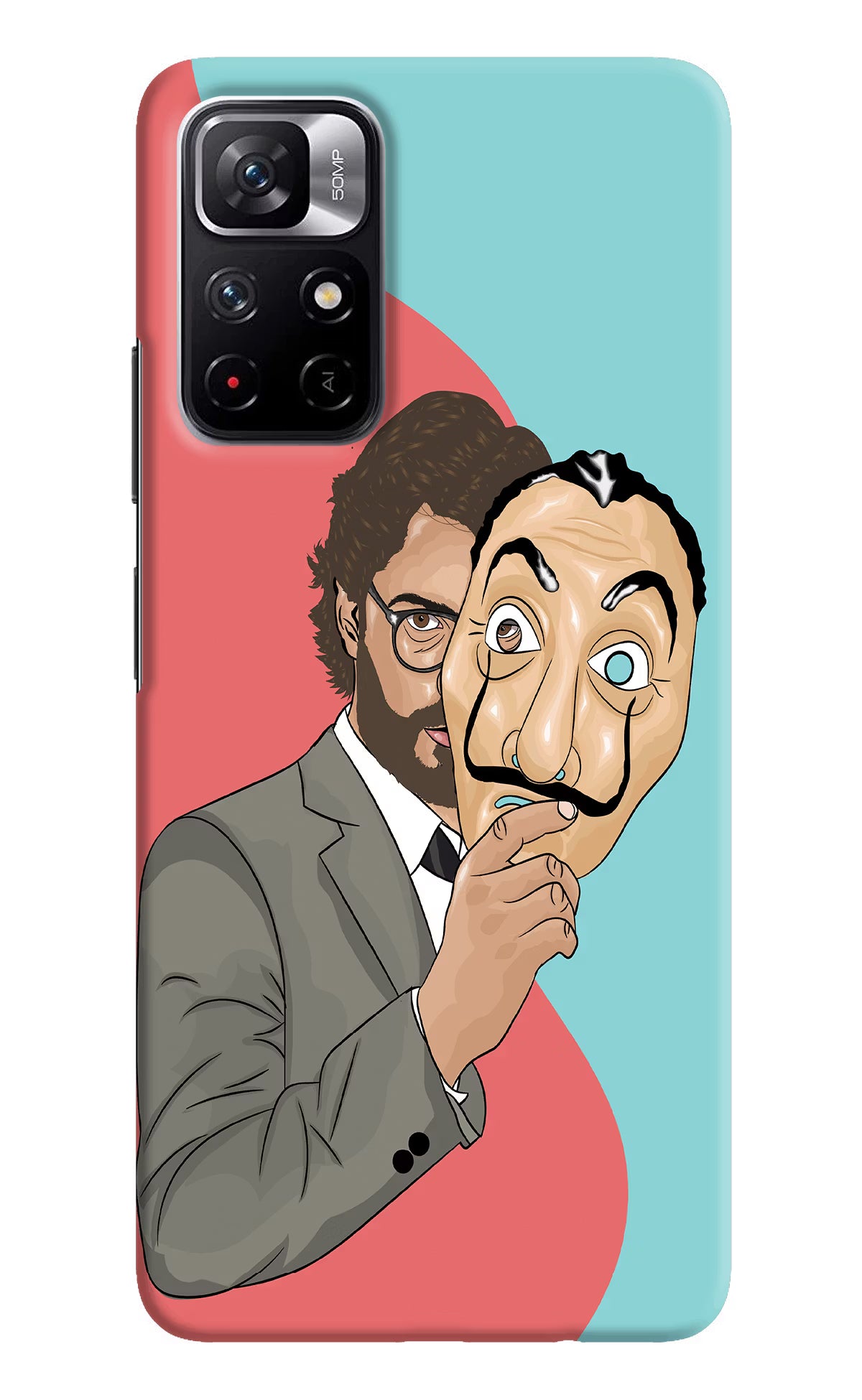 Professor Redmi Note 11T 5G Hard Case Back Cover by Casekaro