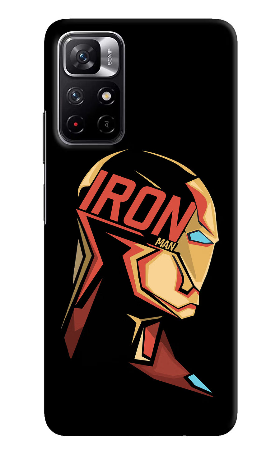 IronMan Redmi Note 11T 5G Back Cover, Hard case