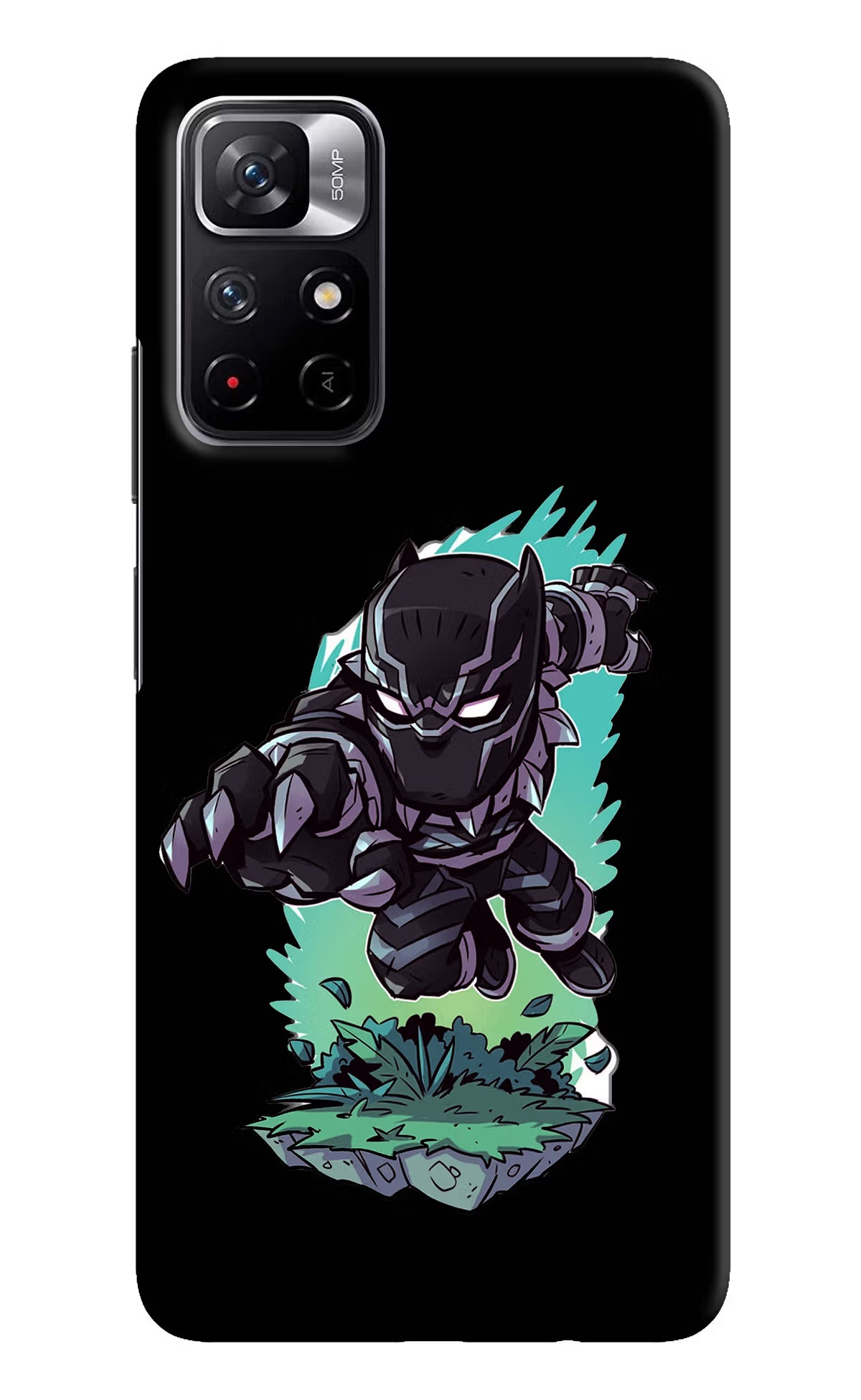 Black Panther Redmi Note 11T 5G Hard Case Back Cover by Casekaro