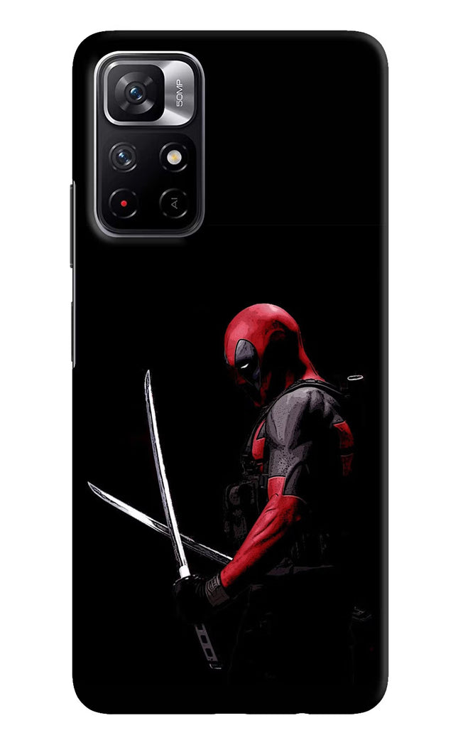 Deadpool Redmi Note 11T 5G Hard Case Back Cover by Casekaro