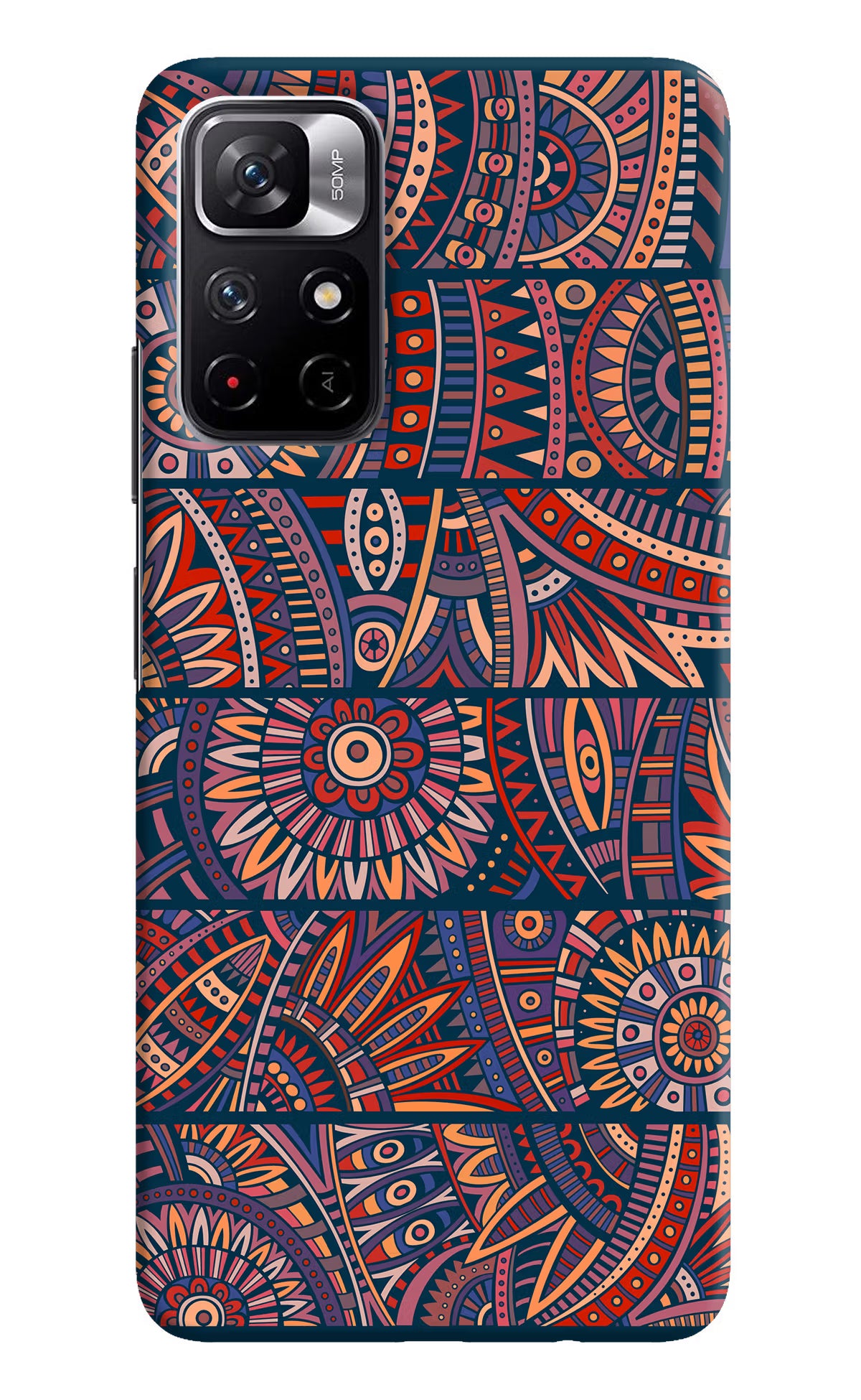 African Culture Design Redmi Note 11T 5G Hard Case Back Cover by Casekaro