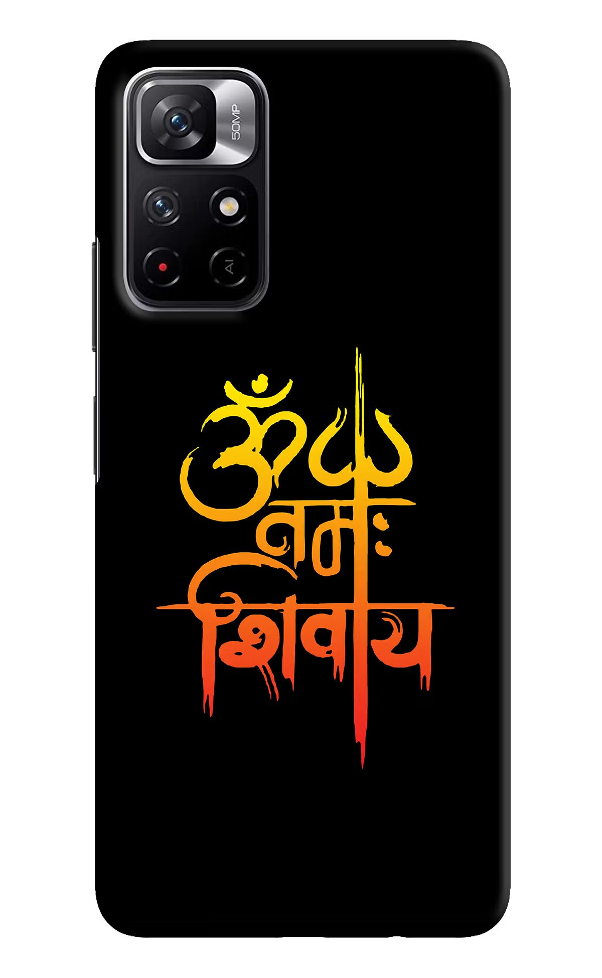 Om Namah Shivay Redmi Note 11T 5G Hard Case Back Cover by Casekaro