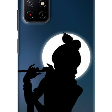 Shri Krishna Silhouette Redmi Note 11T 5G Hard Case Back Cover by Casekaro