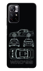 WRC'99 Redmi Note 11T 5G Hard Case Back Cover by Casekaro