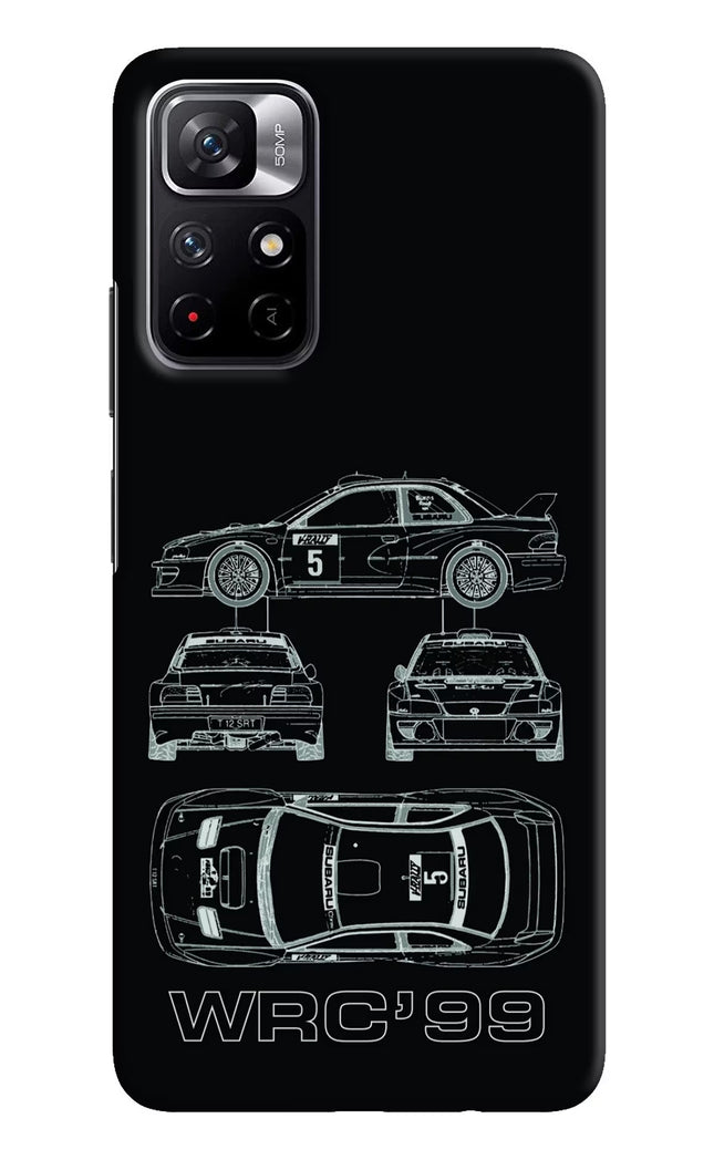 WRC'99 Redmi Note 11T 5G Hard Case Back Cover by Casekaro