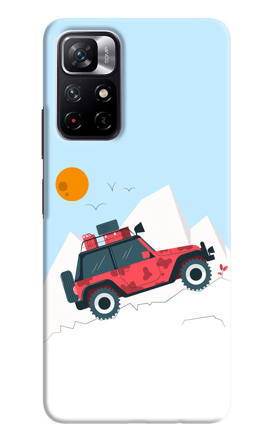 Mountain Trail Beast Redmi Note 11T 5G Hard Case Back Cover by Casekaro