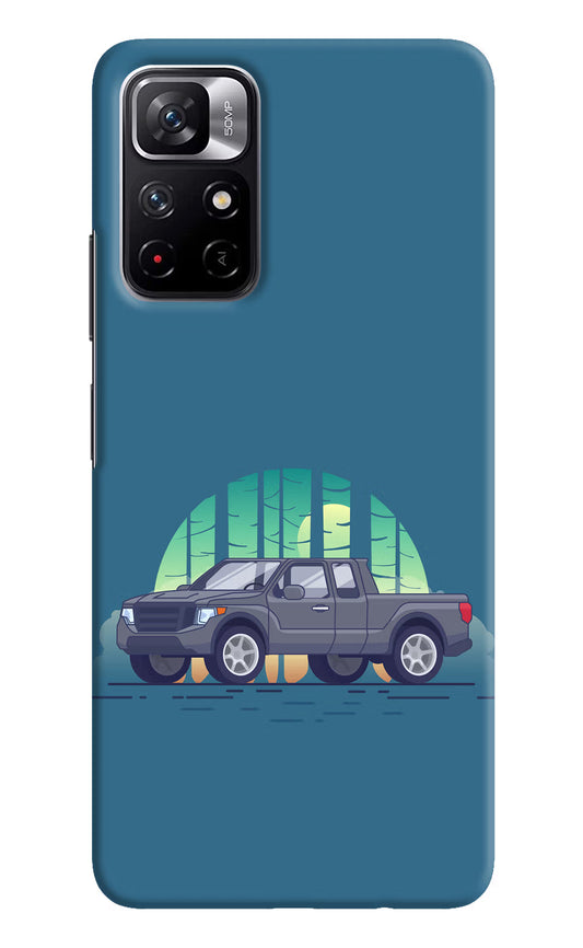 Retro Garage Vibe Redmi Note 11T 5G Hard Case Back Cover by Casekaro