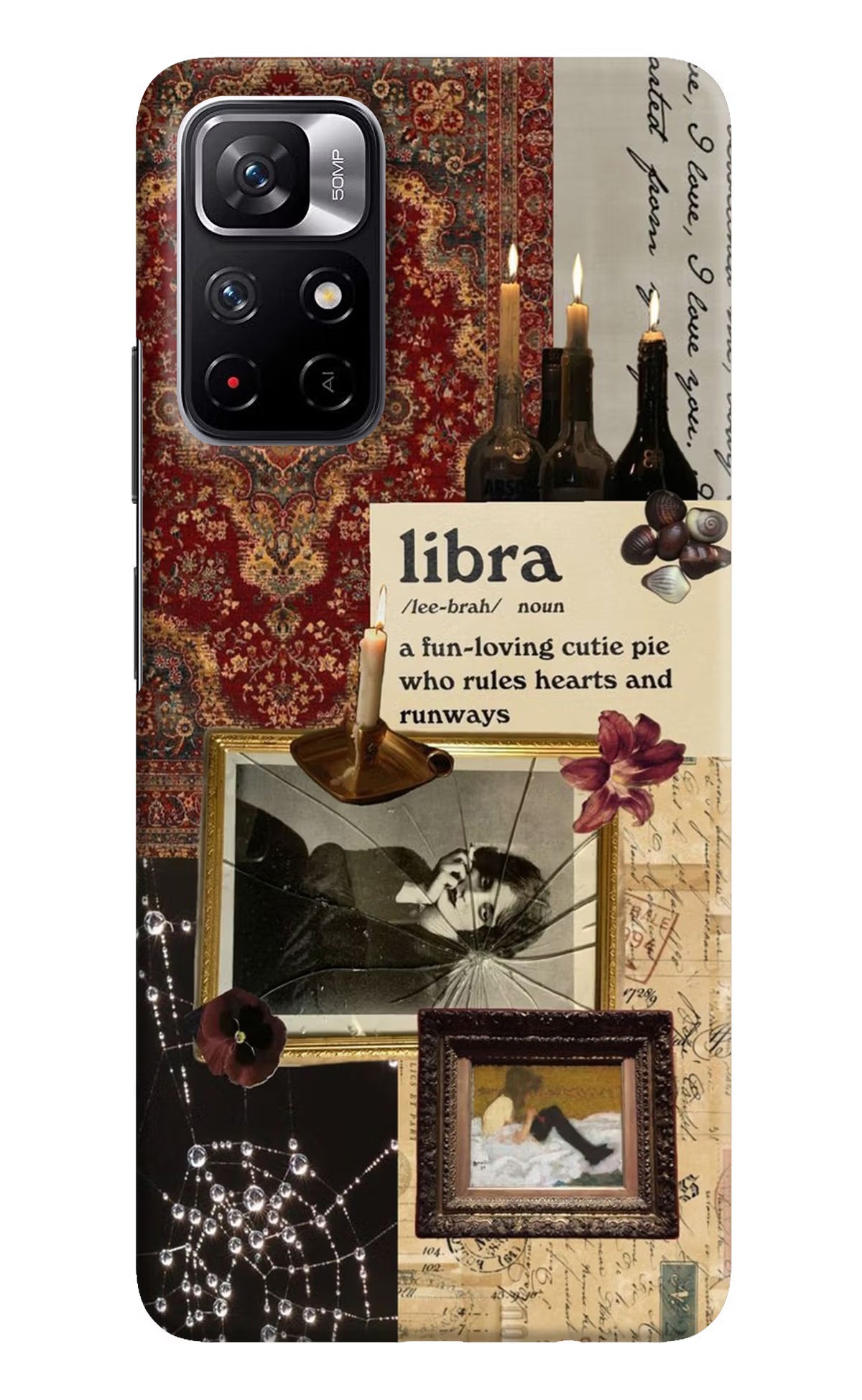 Libra Zodiac Redmi Note 11T 5G Hard Case Back Cover by Casekaro