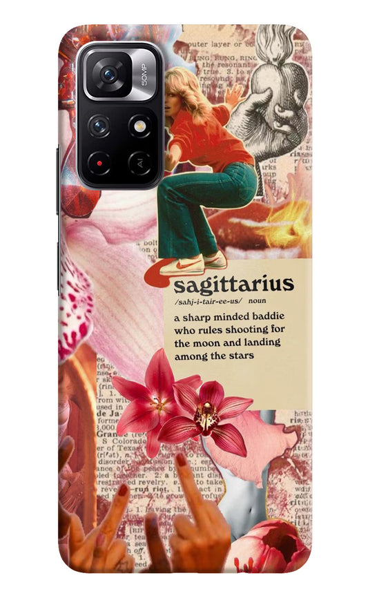 Sagittarius Zodiac Redmi Note 11T 5G Hard Case Back Cover by Casekaro