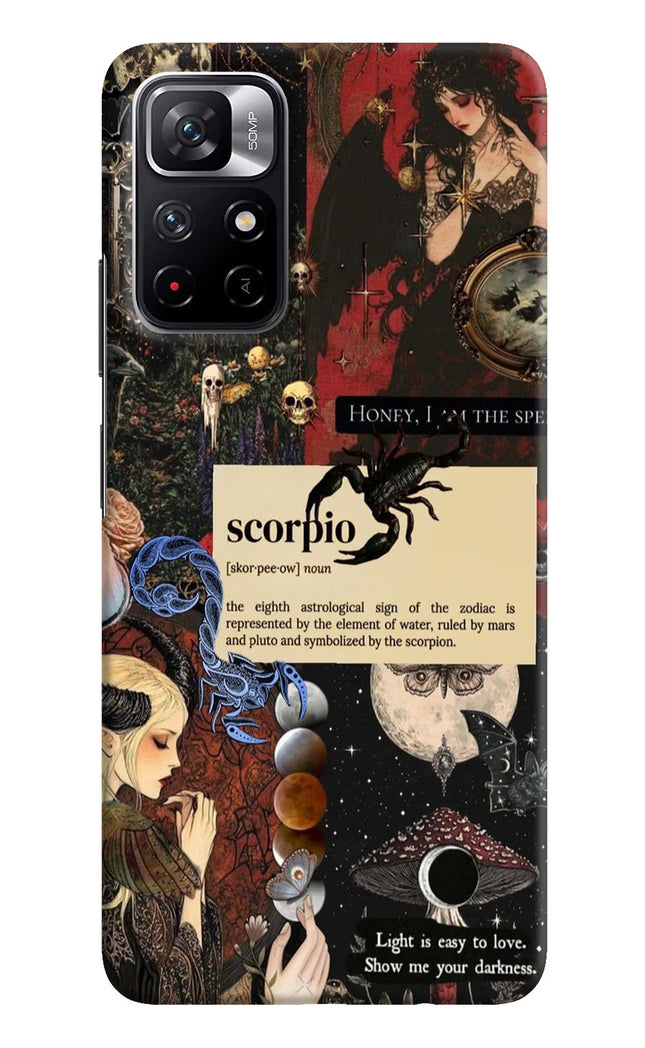 Scorpio Zodiac Redmi Note 11T 5G Hard Case Back Cover by Casekaro